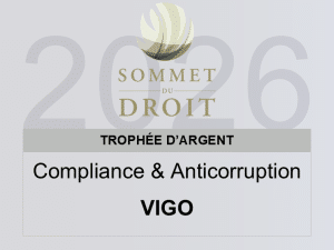 Vigo - Trophée Sommet du Droit 2026 Compliance & Anticorruption