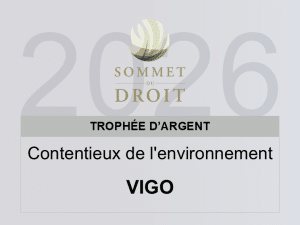 Vigo - Trophée Sommet du Droit 2026 - Contentieux de l'environnement 